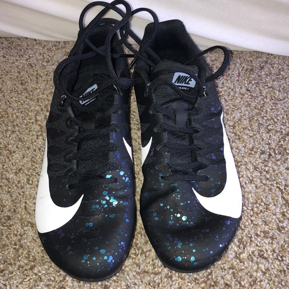 Nike track spikes, 8.5, black